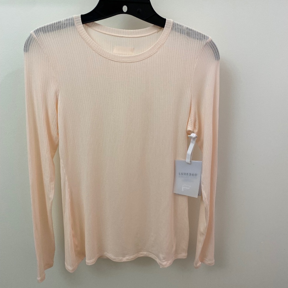 NWT Fabletics Luxe 360 Rib Long Sleeve Top